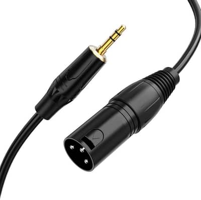 Professional XLR Male/Female to 3.5mm TRS Mini-Jack Audio Cable