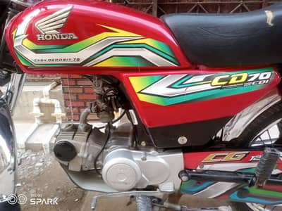HONDA CD 70cc for sale urgent excellent model 2023 engine shield pack