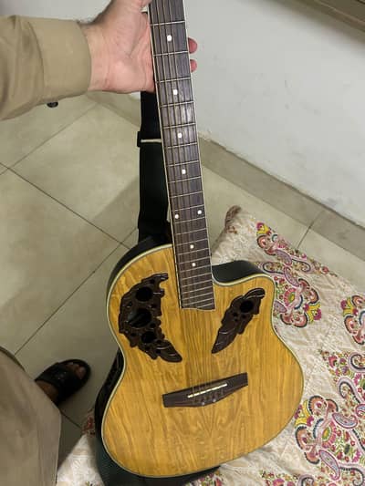 semi acoustic guitar kit properly working