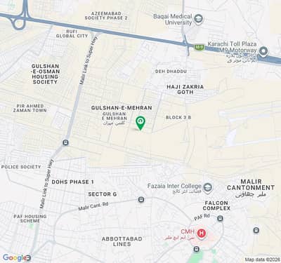 400 sq. yards Plot Available for Sale West Open Corner At Gulshan E Mehran 2D