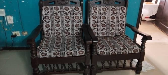 Wooden Sofa Set. .