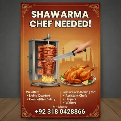 Shawarma and Shawaya Chef