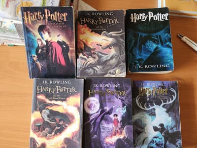 Harry Potter 6 books available