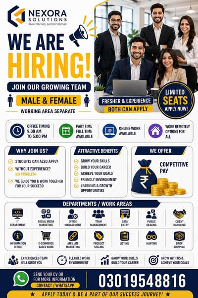Full time job/Part time job /Online job