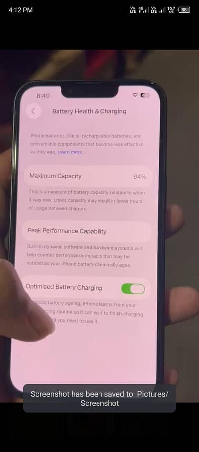 iphone 14 jv non pta water pack 94% battery health LL/A model