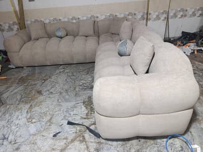 panda sofa luxury L shaped corner