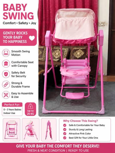 Baby swing 9/10 Serious buyers only just Whatsapp msg. 03216093973