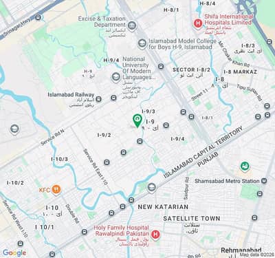 i-9 INDUSTRAIL POLT (22) KANAL MAIN SERVICE ROAD PRIME LOCATION