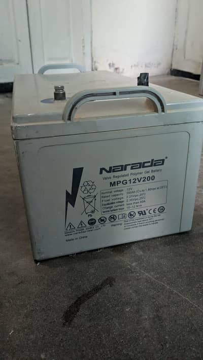 Narada 12V 200Ah Polymer Gel Batteries (MPG12V200)