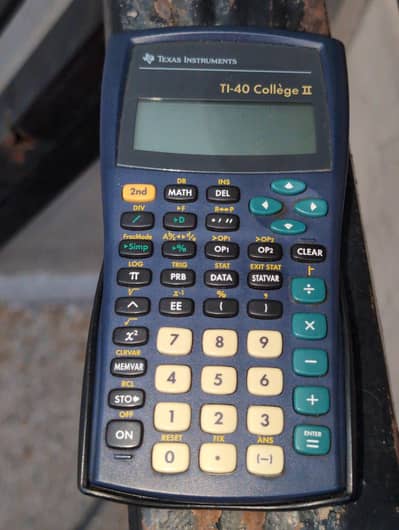 Texas Instruments TI-40 Collège II Scientific Calculator – Original