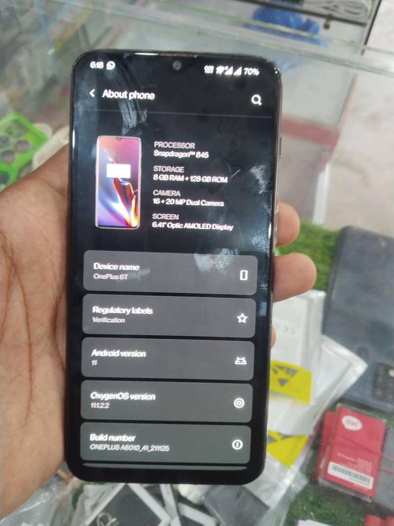 One Plus 6T 6