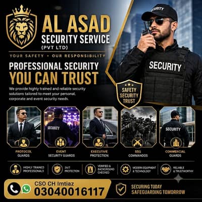Security Guard Services, Executive Protection, Event Security guards