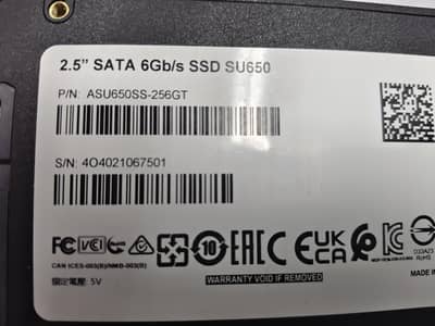 250/256 GB SSD New 100% health 2 pieces.