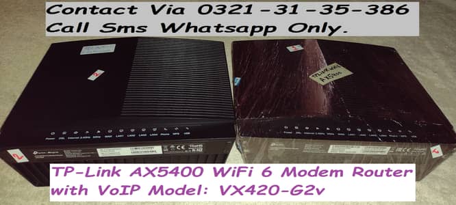 tplink ax5400 wifi 6 modem router