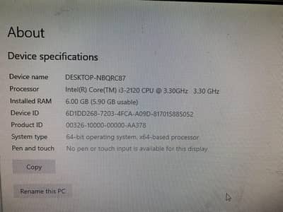 Core i3 2nd gen for sale urgently.