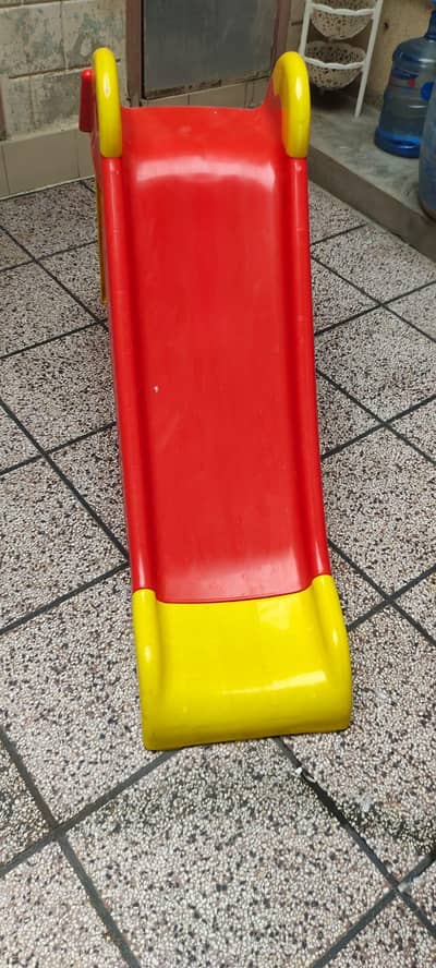 Kids Plastic Slide – Red & Yellow