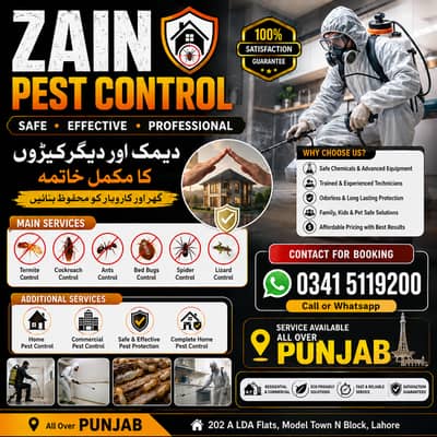 Pest Control Services | Termite, Cockroach, Bed Bugs & Ant Control