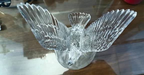 crystal glass eagle