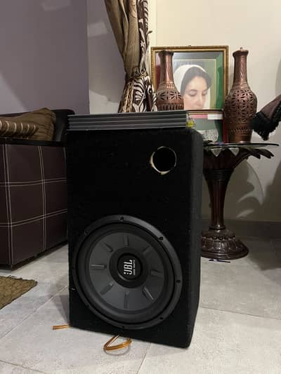 JBL Base 1000 watts & Audiobose Amplifier V12 AB 450