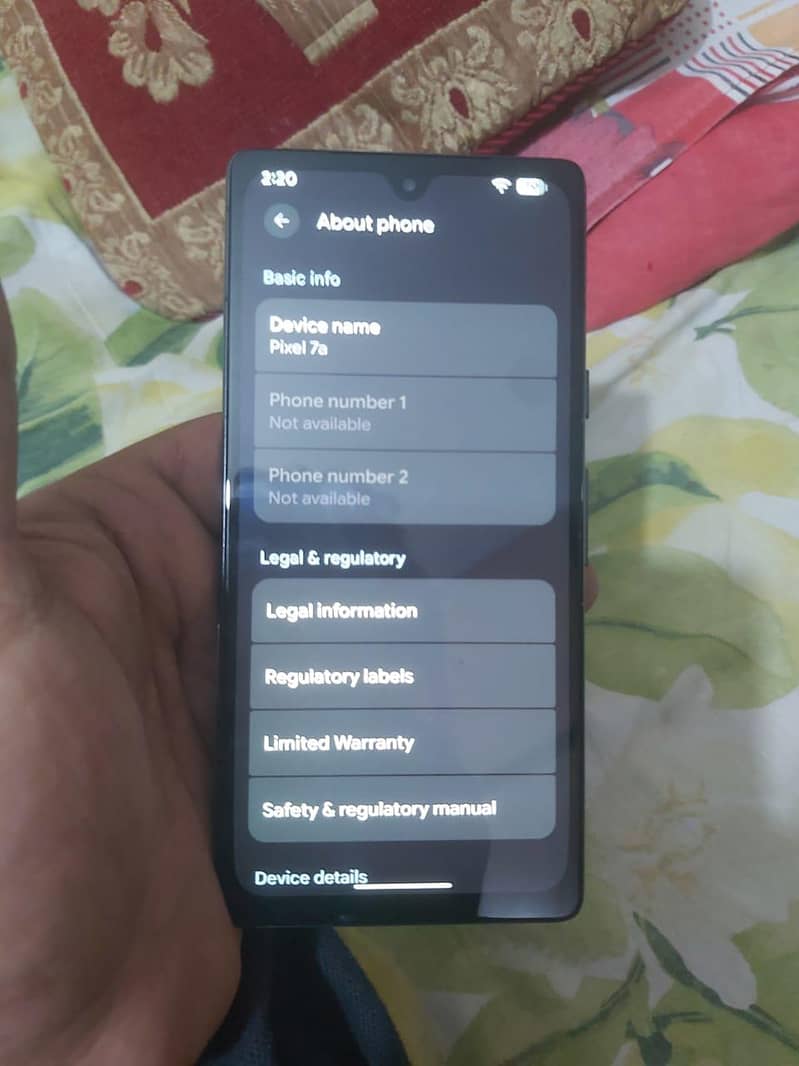 Google Pixel 7a 5