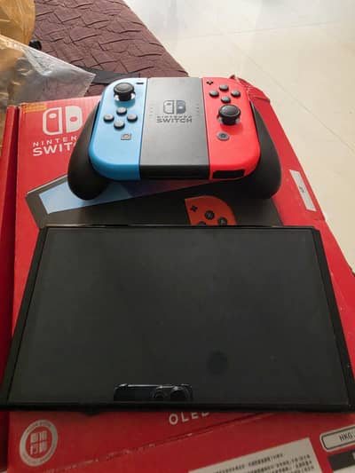 Nintendo Switch OLED Console Excellent Condition with Accessories