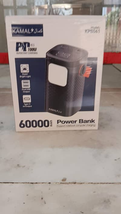 Kamal brand 60,000 Mah Fast charging powerbank with warranty