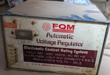 FQM 1600 VA stabilizer