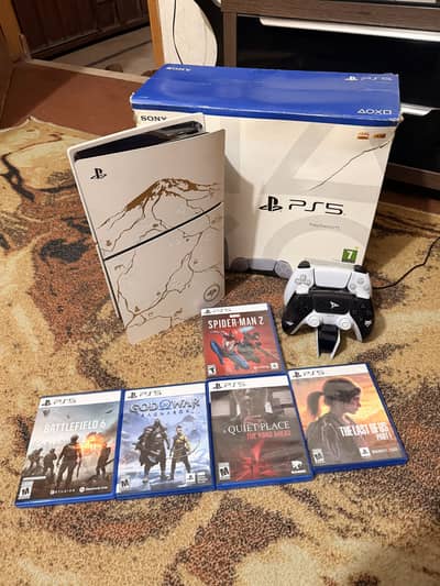 Ps5 with ghost of Yotei plates limited edition