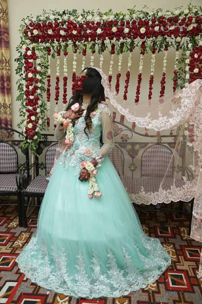 Barbie style maxi dress 3pcs With cancan
