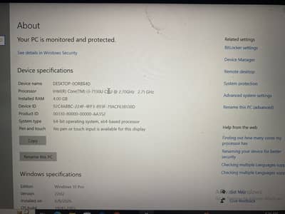 Laptop for sale - excellent condition, smooth performance,ready to use