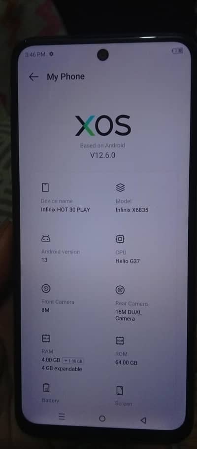 Infinix Hot 30 Play