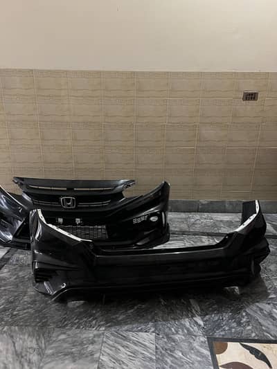 civic x fc 450 front back bumper condition 10/10 no repair