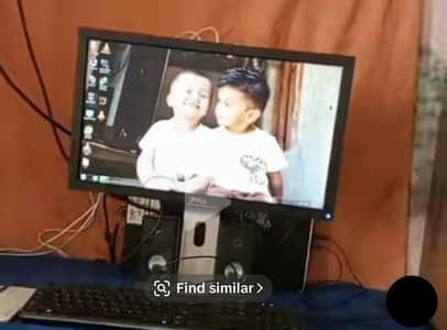 Destop 20 inch and keyboard new