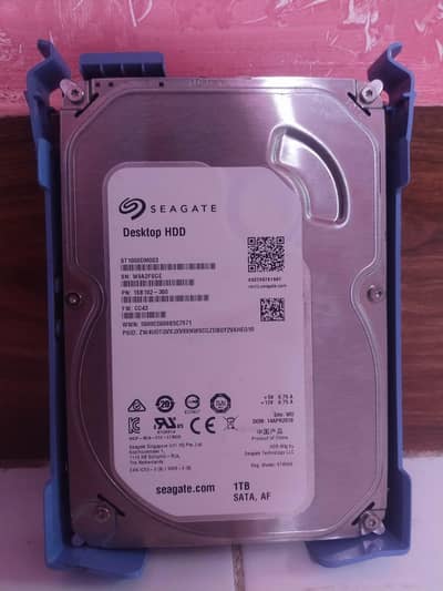 Seagate 1TB Desktop HDD | SATA | A1 Condition | 100% Working