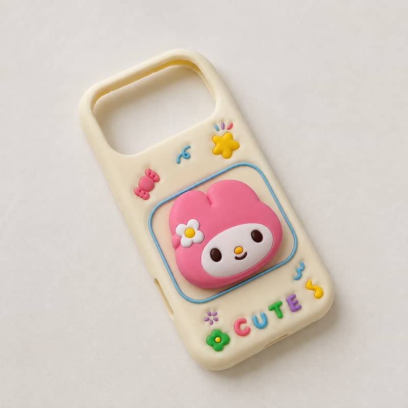 IPhone (ROTATING POP SOCKET CARTOON CASES) 2