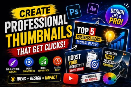 Professional YouTube Thumbnail Design Service