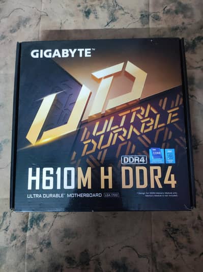 GIGABYTE H610M H MOTHERBOARD 12TH GEN BOARD (NOT WORKING REPAIRABLE)