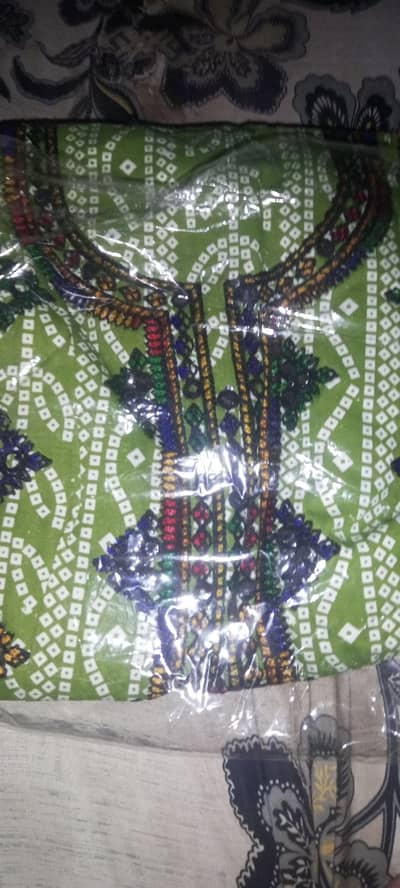 clothes with in betterment incomplete Sindhi design