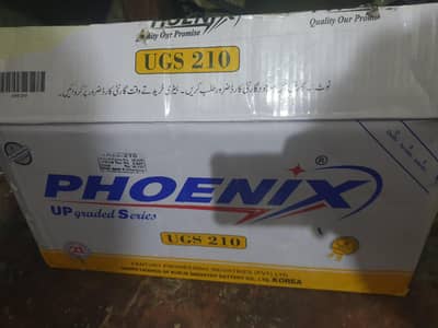 Phoenix 210 battery 4 months warranty