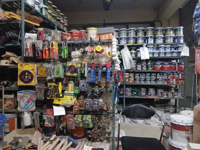 Electric, Hardware and Paint shop