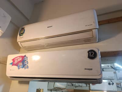 DC inverter AC used / all types used AC available/ slightly used 1 ton