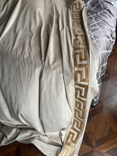 Velvet Versace print curtains