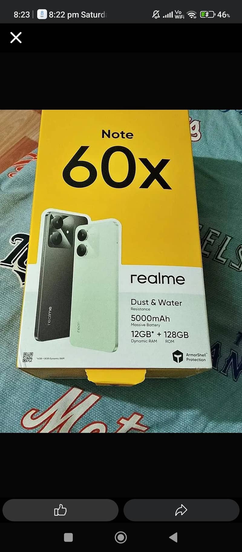 Realme Note 60x 0