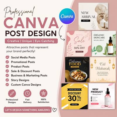 Professional Canva Post Design | Social Media Post Design