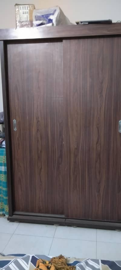 Almirah 2 door and mattress single