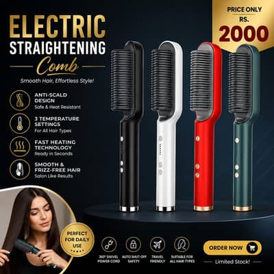 Electric Hair straightening comb