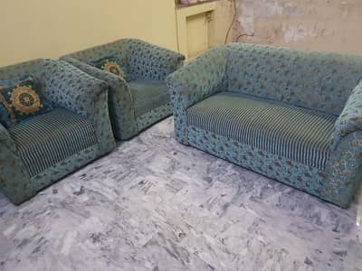 Sofa Set 2+1+1 | 3 Seater & 1 Seater Sofa | Used Furniture