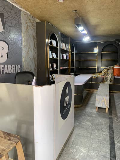 Clothing shop full furniture for sale