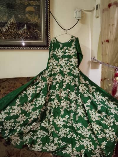 ready to wear stitched maxi with pearls
