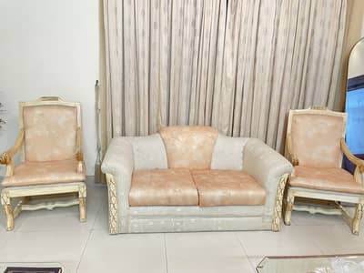Complete Drawing Room Furniture Set – Sofas, Tables & Chairs